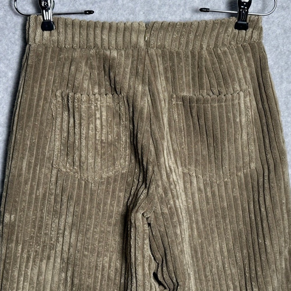 Blue Blush Sz‎ S Wide Leg Corduroy Pants Brown Elephant Cord thick boho hippie - Picture 2 of 7